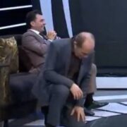 Elşad Qarayev diz çöküb xanımından üzr istədi 