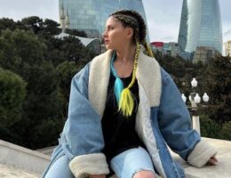 Aynişan Ukraynaya belə dəstək oldu — Foto