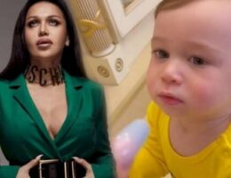 Rəqsanə ilk dəfə oğlunu göstərdi