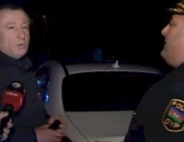 Millət vəkili sürücülük vəsiqəsi olmadan avtomobil idarə etdi: Polis saxladı, mübahisə düşdü — VİDEO