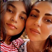 Gülay Zeynallı 10 yaşlı qızı ilə — FOTO