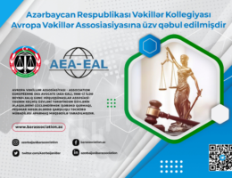 Vəkillər Kollegiyası Avropa Vəkillər Assosiasiyasına üzv qəbul olundu