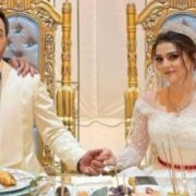 İş adamının müğənni oğlunun dəbdəbəli toyu — Video