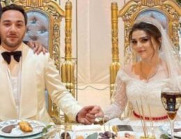 İş adamının müğənni oğlunun dəbdəbəli toyu — Video