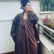 Elza Seyidcahan hamam xələtində şəkillər çəkdirdi