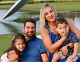 Əcnəbiyə ərə gedən Günel ailəsi ilə fotolarını paylaşdı