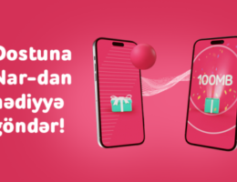Dostuna “Nar”dan hədiyyə göndər!