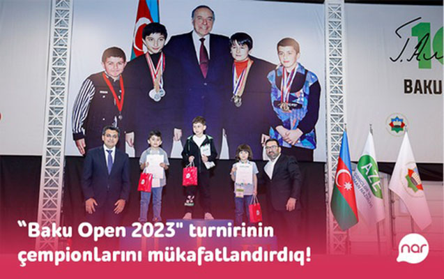 “Nar”ın tərəfdaşlıq etdiyi Baku Open 2023 Şahmat turnirinin qalibləri bəlli oldu