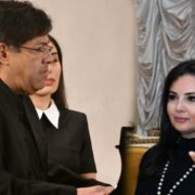 Aysel həyat yoldaşının çıxışını belə izlədi — Foto