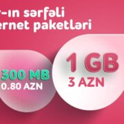 “Nar” hər kəsə sərfəli günlük internet paketlərini təqdim edir