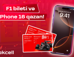 “Bakcell”dən “iPhone 16” qazanmaq şansı!