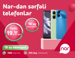 “Nar” sərfəli smartfon modellərini təqdim edir