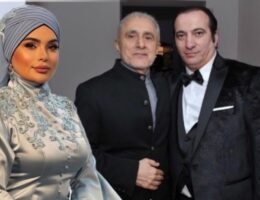 Fərqanə Qasımova 19 il əvvəl atası və qudası ilə — FOTO