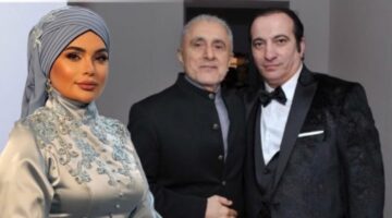 Fərqanə Qasımova 19 il əvvəl atası və qudası ilə — FOTO