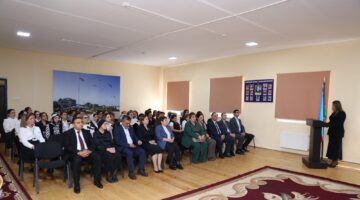 Sumqayıtda 41 nömrəli orta məktəbdə «Müəllimlər günü»nə həsr olunmuş tədbir keçirilib