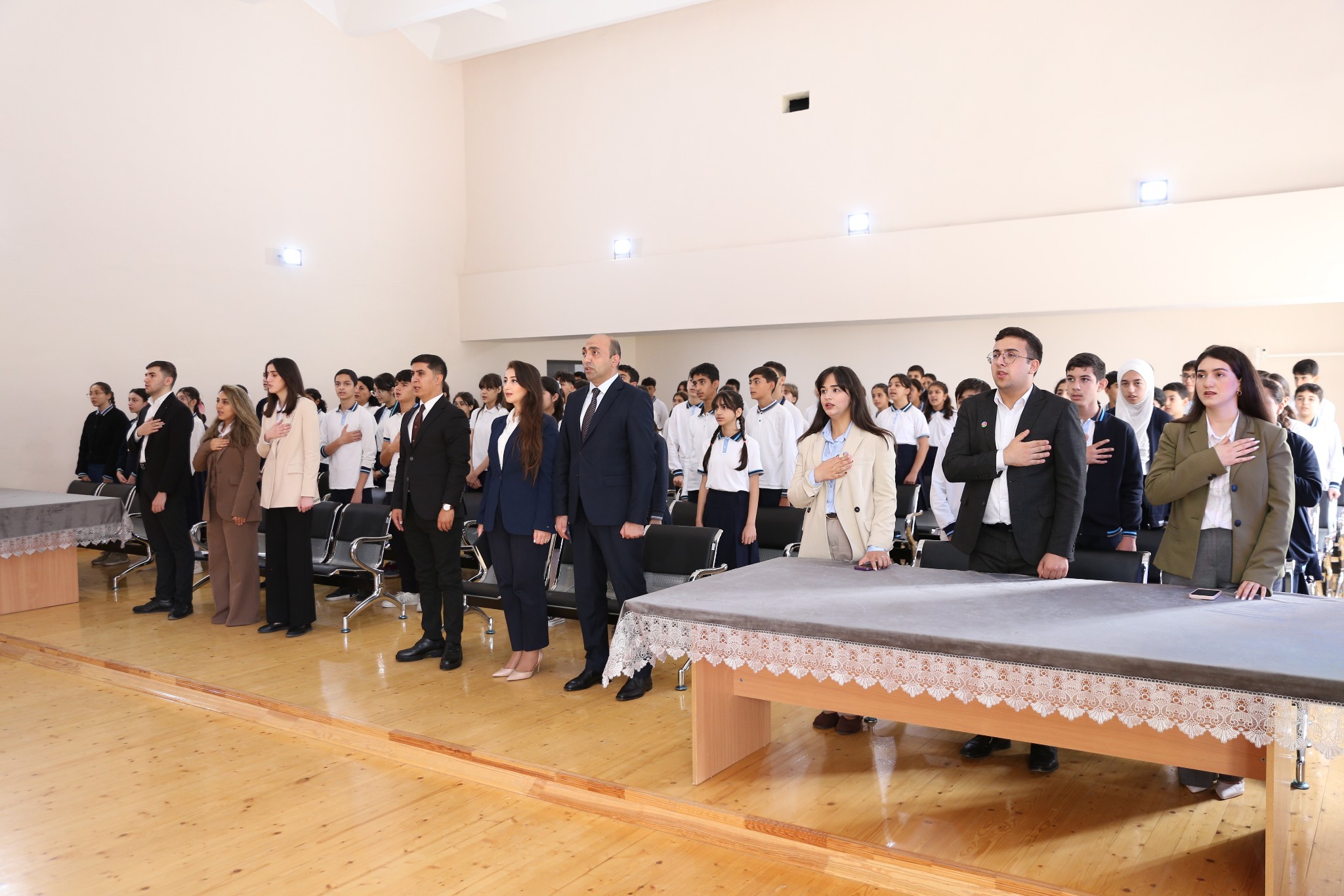 «Maarifçi»lər məktəblilər üçün təlim keçiblər