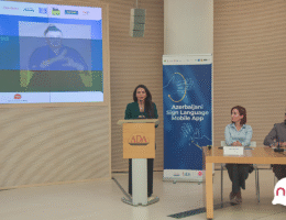Azərbaycanda ilk jest dili mobil tətbiqi istifadəyə verildi — Fotolar