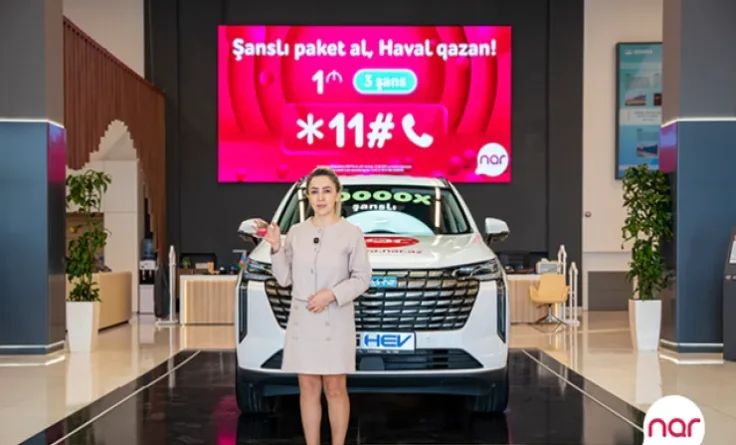 “Nar” daha bir abunəçisini “Haval H6 Ultra” avtomobili ilə sevindirdi