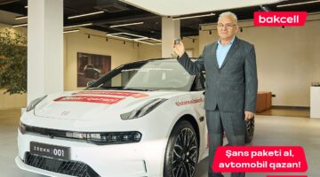 “Bakcell”in lotereyasında 7-ci lüks avtomobil uduldu — Fotolar