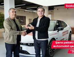 Bakcell-in meqa lotereyasında 4-cü qalib avtomobil qazandı!