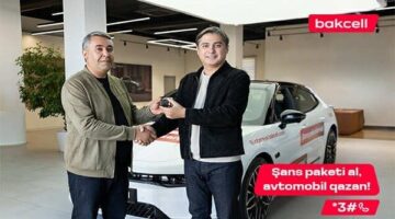 Bakcell-in meqa lotereyasında 4-cü qalib avtomobil qazandı!