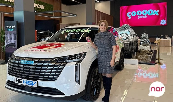 “Nar”ın “Çoox Şanslı” lotereyasında 7-ci avtomobil uduldu