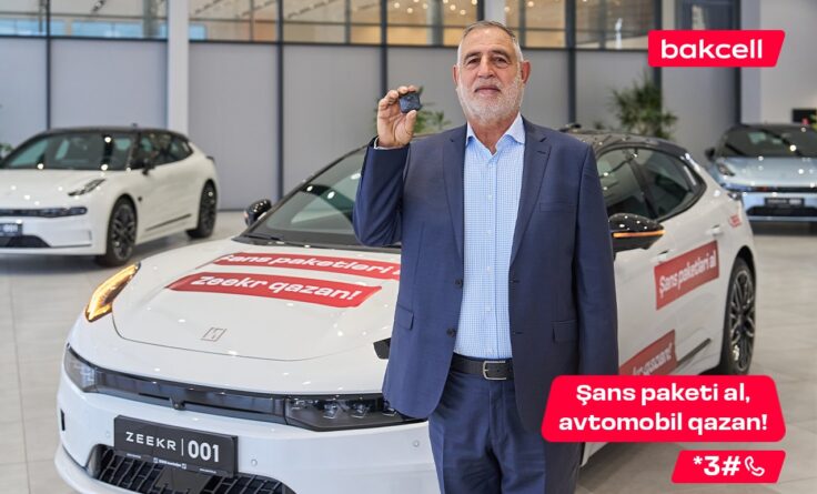 “Bakcell”in lotereyasında 12-ci lüks avtomobil sahibinə təhvil verildi