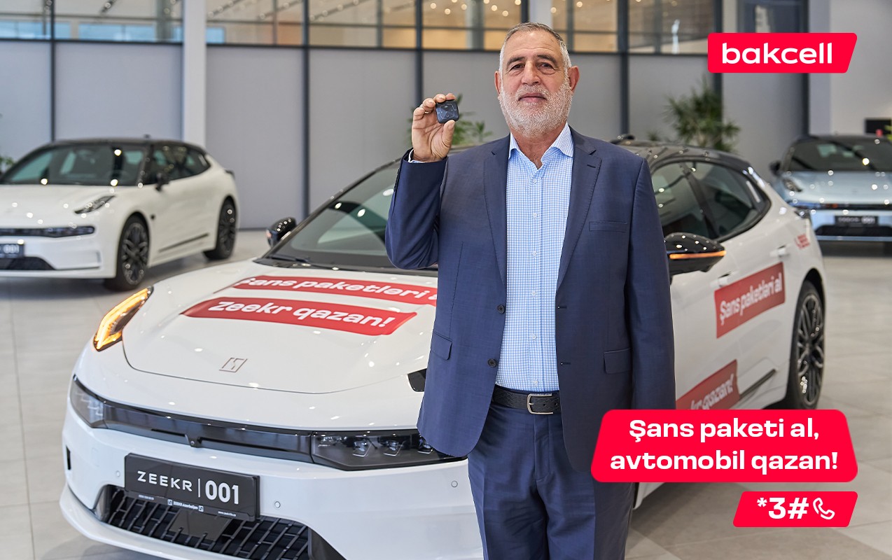 “Bakcell”in lotereyasında 12-ci lüks avtomobil sahibinə təhvil verildi