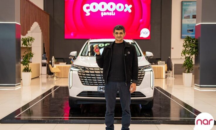 “Nar”ın “Çoox Şanslı” lotereyasında 6-cı avtomobil sahibini tapdı!