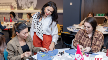 “Nar” 8 Mart münasibətilə xanım jurnalistləri təbrik etdi — Fotolar