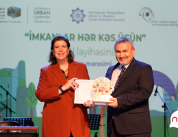 “Nar” “İmkanlar hər kəs üçün” layihəsinin bağlanış mərasimində iştirak etdi