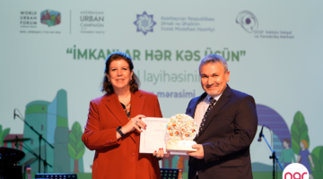 “Nar” “İmkanlar hər kəs üçün” layihəsinin bağlanış mərasimində iştirak etdi