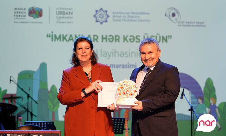 “Nar” “İmkanlar hər kəs üçün” layihəsinin bağlanış mərasimində iştirak etdi