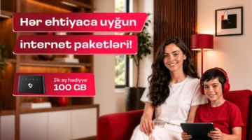 «Bakcell»dən Wi-Fi modemi alın, ilk abunəliyiniz pulsuz olsun!
