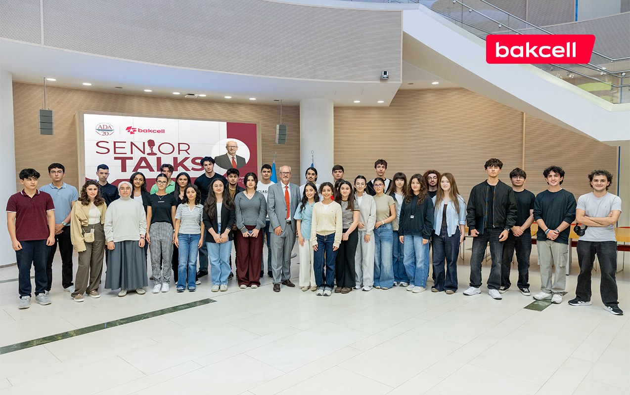 “Bakcell”in baş icraçı direktoru ADA Universitetinin tələbələri ilə görüşüb — Fotolar