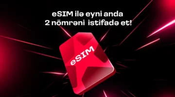 Bakcell eSIM ilə eyni anda iki nömrədən istifadə edin